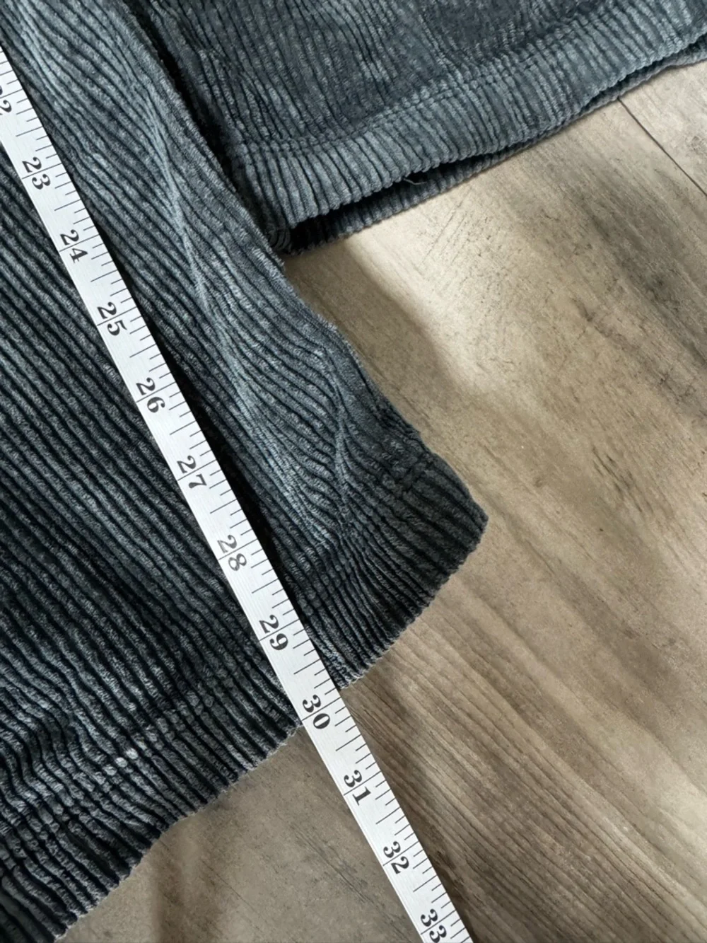 PacSun Men's Dark Gray Corduroy Dylan Baggy Pants - Picture 10 of 12